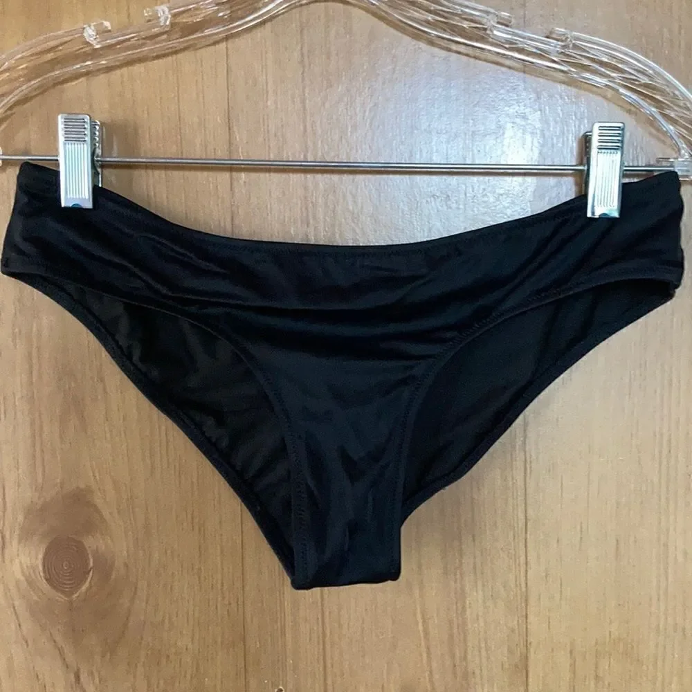 Ruched Back Swim Bottoms, No Tag/Label, fits S